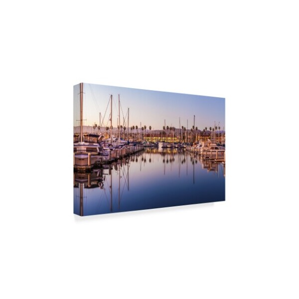 Chris Moyer 'Marina Reflected' Canvas Art,12x19